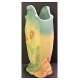 C4 - Vintage Hull Pottery Bowknot & Woodland Vase Mixed Lot