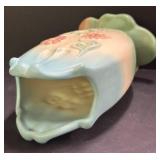C4 - Vintage Hull Pottery Bowknot & Woodland Vase Mixed Lot