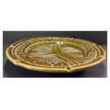 C2 - Vintage McCoy Y-bridge Souvenir Ashtray & Ribbed Pedestal Planter Mixed Lot