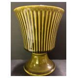 C2 - Vintage McCoy Y-bridge Souvenir Ashtray & Ribbed Pedestal Planter Mixed Lot