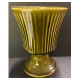 C2 - Vintage McCoy Y-bridge Souvenir Ashtray & Ribbed Pedestal Planter Mixed Lot