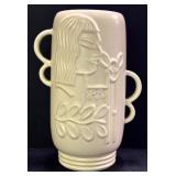 M1 - Vintage Red Wing Pottery Model 1151 Art Deco Vase