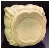 F2 - Vintage Red Wing Pottery Leaf Vase 8.5" Tall