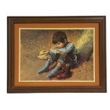 W - Jim Daly the Early Bird Framed Print