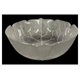 D2 - Vintage Arcoroc Aspen Clear Glass Bowls & Luncheon Plates
