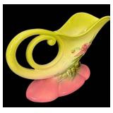 D2 - Vintage Hull Woodland Cornucopia Vase 11"