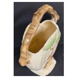 D5 - Vintage Roseville Pottery Ming Tree Basket Vase