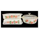 D4 - Vintage Anchor Hocking & Fire King Casserole Dishes (Lot of 3)