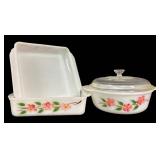 D4 - Vintage Anchor Hocking & Fire King Casserole Dishes (Lot of 3)