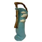 G6 - Vintage Roseville Ming Tree Basket Vase 510-14