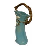 G6 - Vintage Roseville Ming Tree Basket Vase 510-14