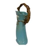 G6 - Vintage Roseville Ming Tree Basket Vase 510-14