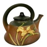 D5 - Vintage Roseville Pottery Zephyr Lily Tea Set in Siena