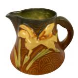 D5 - Vintage Roseville Pottery Zephyr Lily Tea Set in Siena