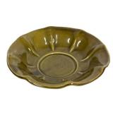 D4 - Vintage McCoy Pottery Olive Green Pitcher & Basin Set 1962