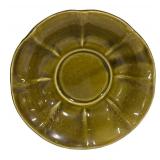 D4 - Vintage McCoy Pottery Olive Green Pitcher & Basin Set 1962