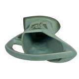 D5 - Vintage Roseville Pottery Silhouette Basket Blue-Green Matte Glaze