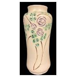 C4 - Vintage Roseville Velmoss Scroll Vase