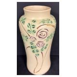 C4 - Vintage Roseville Velmoss Scroll Vase
