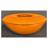 E5 - Vintage Raymor Roseville Pottery Casserole Dish With Cover 183-11