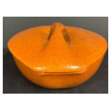 E5 - Vintage Raymor Roseville Pottery Casserole Dish With Cover 183-11