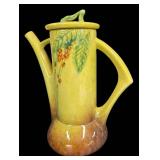 D5 - Vintage Roseville Pottery Wincraft Chocolate Pot Shape 250p