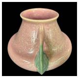 E5 - Vintage Roseville Tuscany Vase With Leaves #341-5