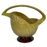 H3 - Vintage Roseville Pottery Windcraft Basket 208-5