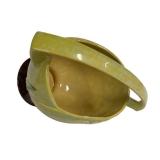 H3 - Vintage Roseville Pottery Windcraft Basket 208-5