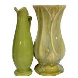 H4 - Vintage McCoy Pitcher & Usa 595 Vase Mixed Lot