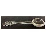 H6 - Vintage Candlewick Imperial Relish Dish & Ladle Set
