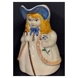 H6 - Vintage Shawnee Pottery Bo Peep Pitcher 8 in