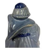 H6 - Vintage Red Wing Pottery Thou Shall Not Steal Cookie Jar 1941
