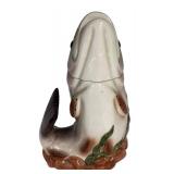 H6 - Vintage Big Sky Carvers Trout Whimsy Cookie Jar by R.u. Finney