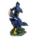 H6 - Vintage Stangl Blue Birds #32760 8" H