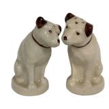 H3 - Vintage Rca Victor Nipper Ceramic Salt & Pepper Shakers Set of 4