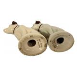 H3 - Vintage Rca Victor Nipper Ceramic Salt & Pepper Shakers Set of 4