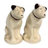 H3 - Vintage Rca Victor Nipper Ceramic Salt & Pepper Shakers Set of 4