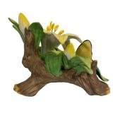 H6 - Vintage Mario Bernini Seymore Mann Butterfly Floral Porcelain Figurine