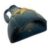 H6 - Vintage Roseville Zephyr Lily Wall Pocket 119-7 Blue Glaze
