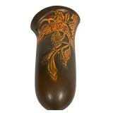 E5 - Vintage Roseville Rosecraft Panel Wall Pocket Vase