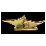 Vintage Hull Pottery Giraffe Vase & Parchment and Pine Console Bowl