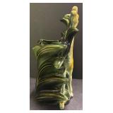 Vintage Hull Pottery Giraffe Vase & Parchment and Pine Console Bowl