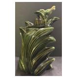 Vintage Hull Pottery Giraffe Vase & Parchment and Pine Console Bowl
