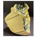 Vintage Hull Pottery Giraffe Vase & Parchment and Pine Console Bowl