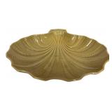 Vintage Roseville Pottery Capri Shell Console Bowl & Snack Plates (Lot of 6)