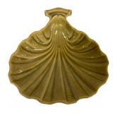 Vintage Roseville Pottery Capri Shell Console Bowl & Snack Plates (Lot of 6)