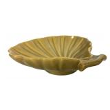 Vintage Roseville Pottery Capri Shell Console Bowl & Snack Plates (Lot of 6)