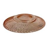 D1 - Federal Glass Diana Pink Depression Glass Luncheon Plates (Lot of 6)