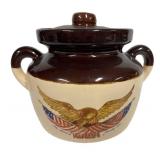 H3 - National Gallery of Art Washington D.c. Eagle Pitcher & Lidded Jar (Lot of 2)